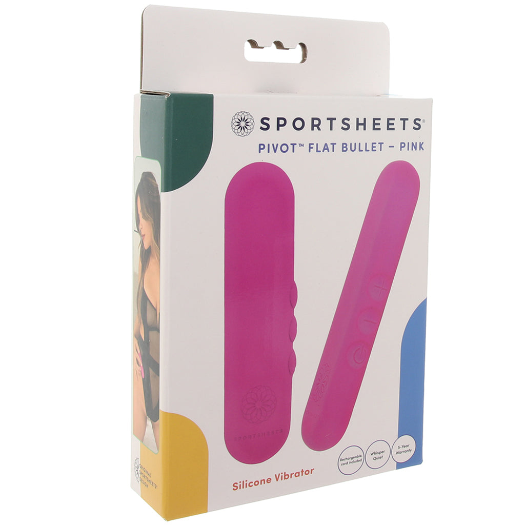 Pivot Pivot Flat Bullet Vibe in Pink - Vibrators - HoneyHugs Canada (View 6)