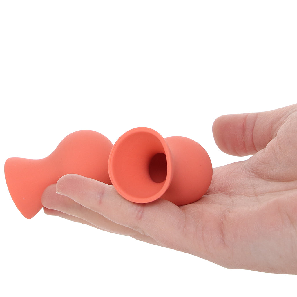 Velvet Touch Nipple Suckers: Peaches 'n CreaMe Silicone Sensations