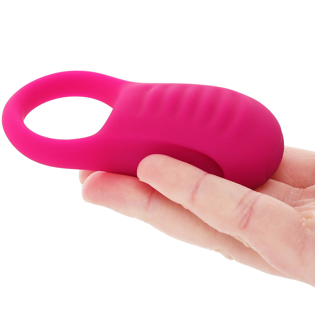 CalExotics Basic Essentials Ridge Rider Vibrating Cock Ring - Vibrators - HoneyHugs Canada (View 4)