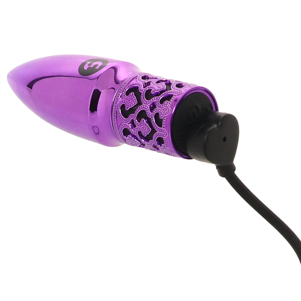 Shots Toys Royal Gems Glitter Bullet Vibe in Purple - Vibrators - HoneyHugs Canada (View 7)