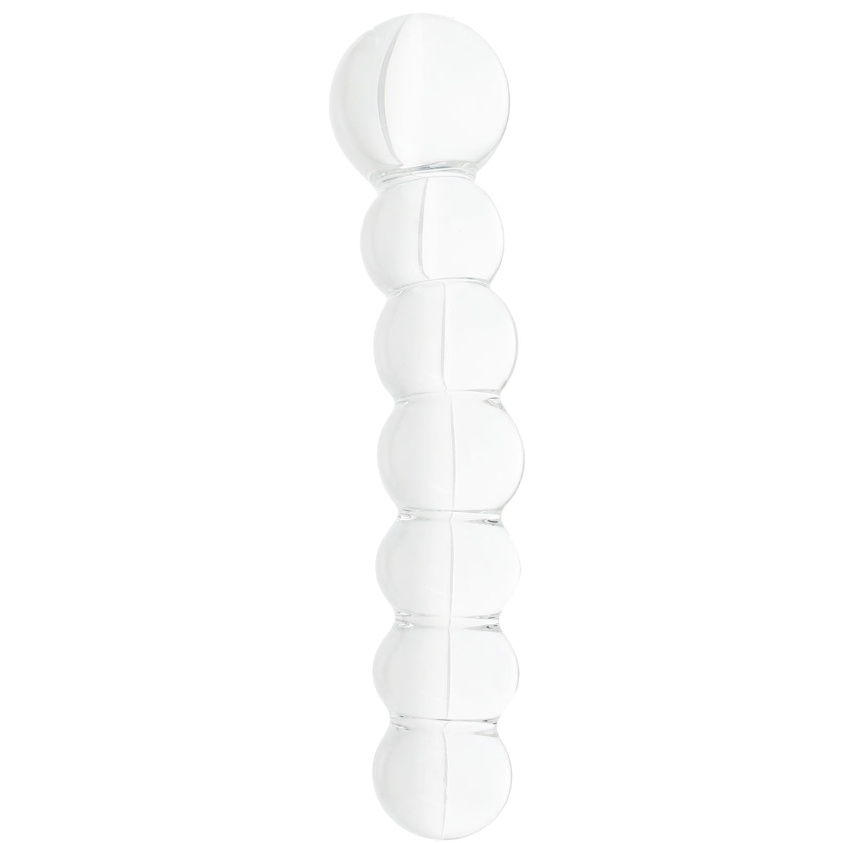 Clarity Celestial Orb Beaded Glass Dildo
