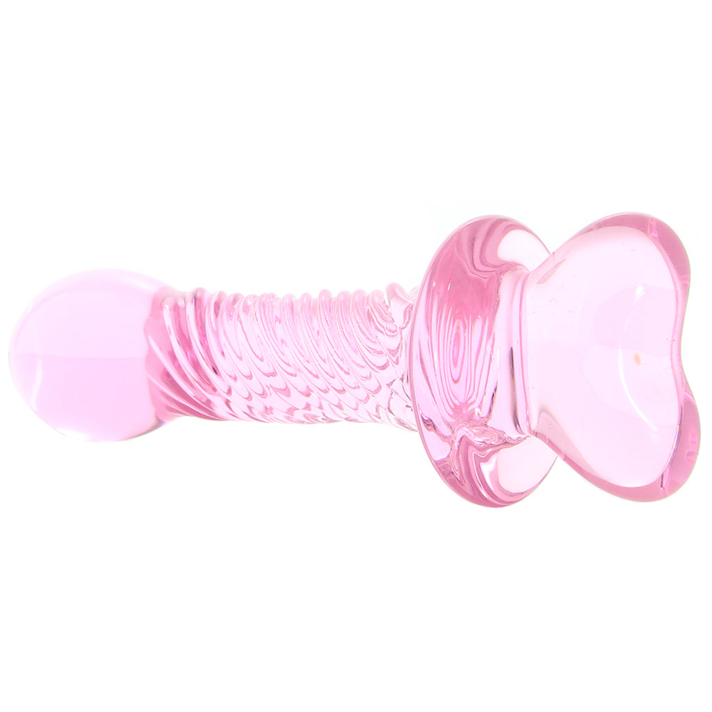 Icicles No. 82 Glass Dildo in Pink