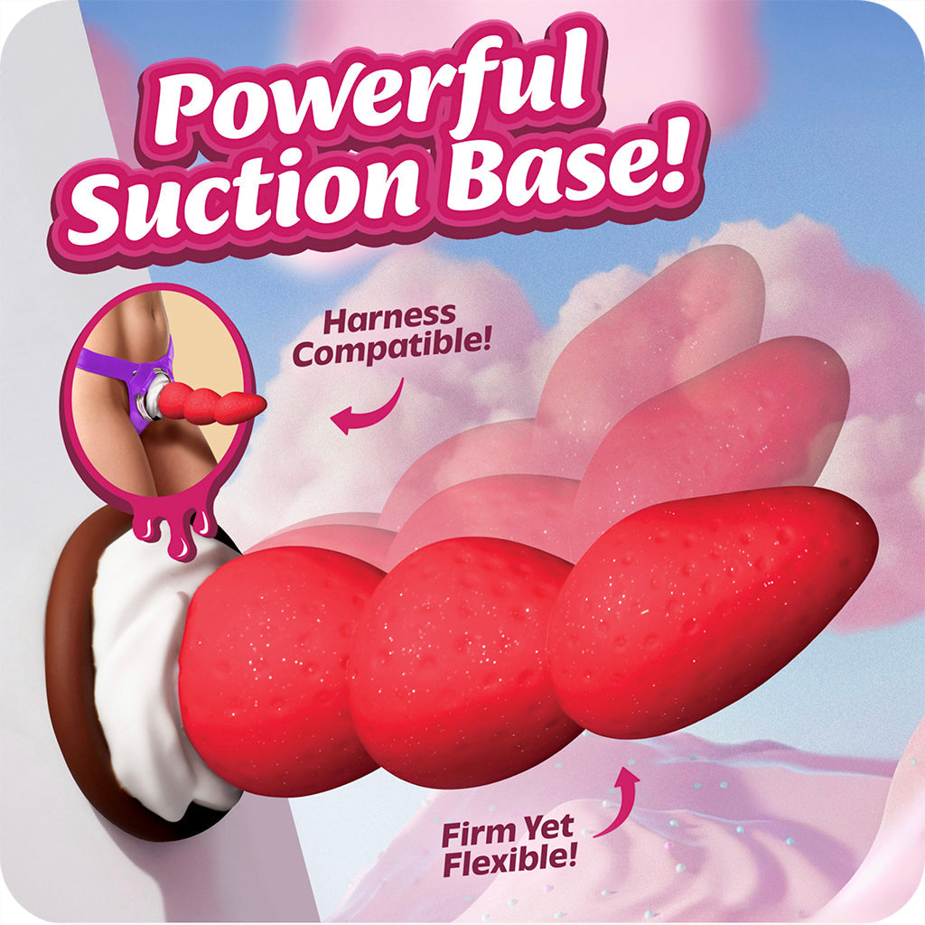 Simply Sweet Strawberry Sweet Cream Dildo