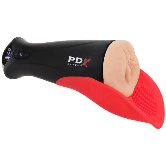 Pipedream PDX Elite Fap-O-Matic Pro XL Suction Stroker in Light - Male Masturbators - HoneyHugs Canada