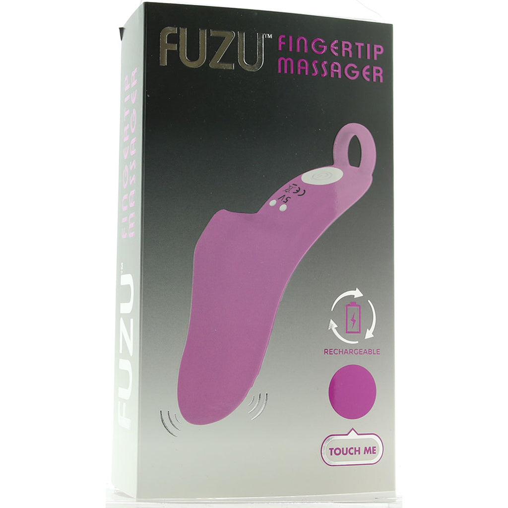 Deeva Fuzu Silicone Fingertip Massager Vibe in Purple - Vibrators - HoneyHugs Canada (View 6)
