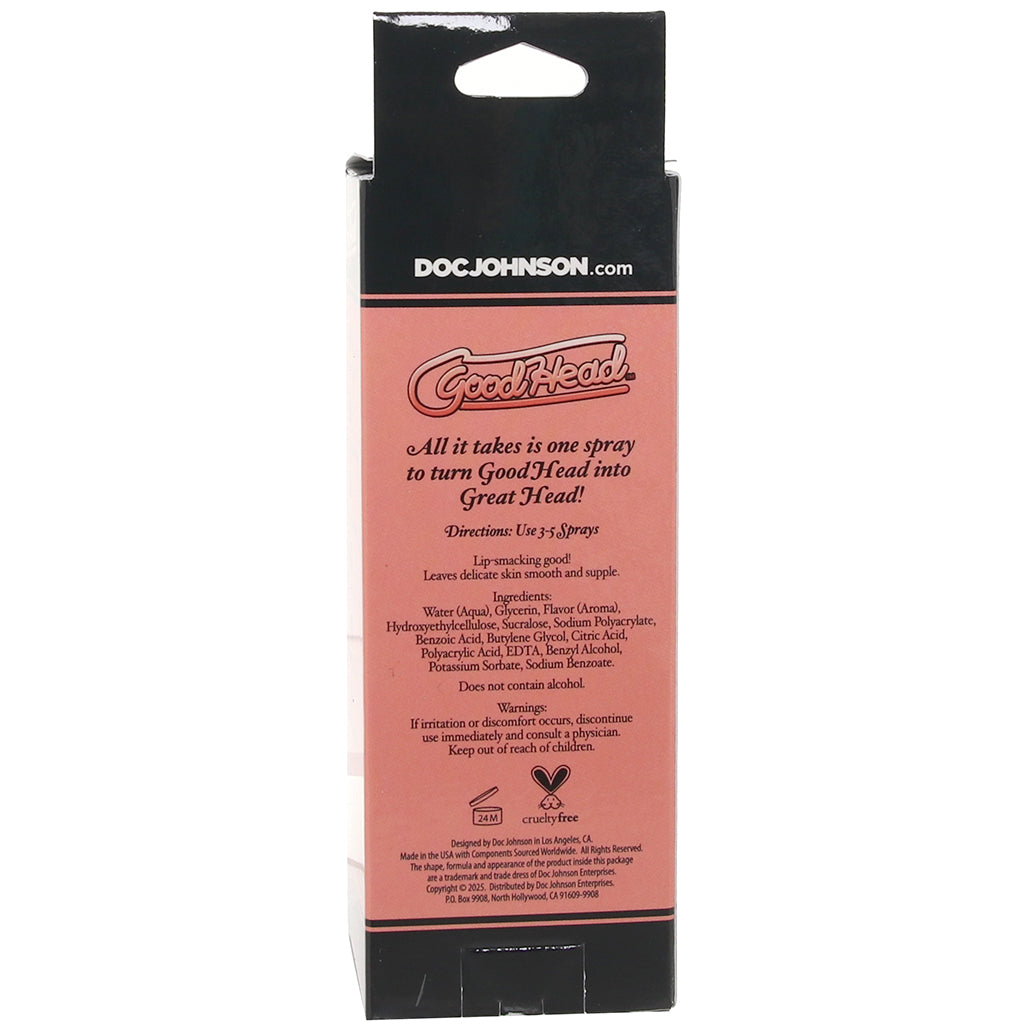 GoodHead Juicy Mouth Spray 2oz/59ml in Peach Bellini