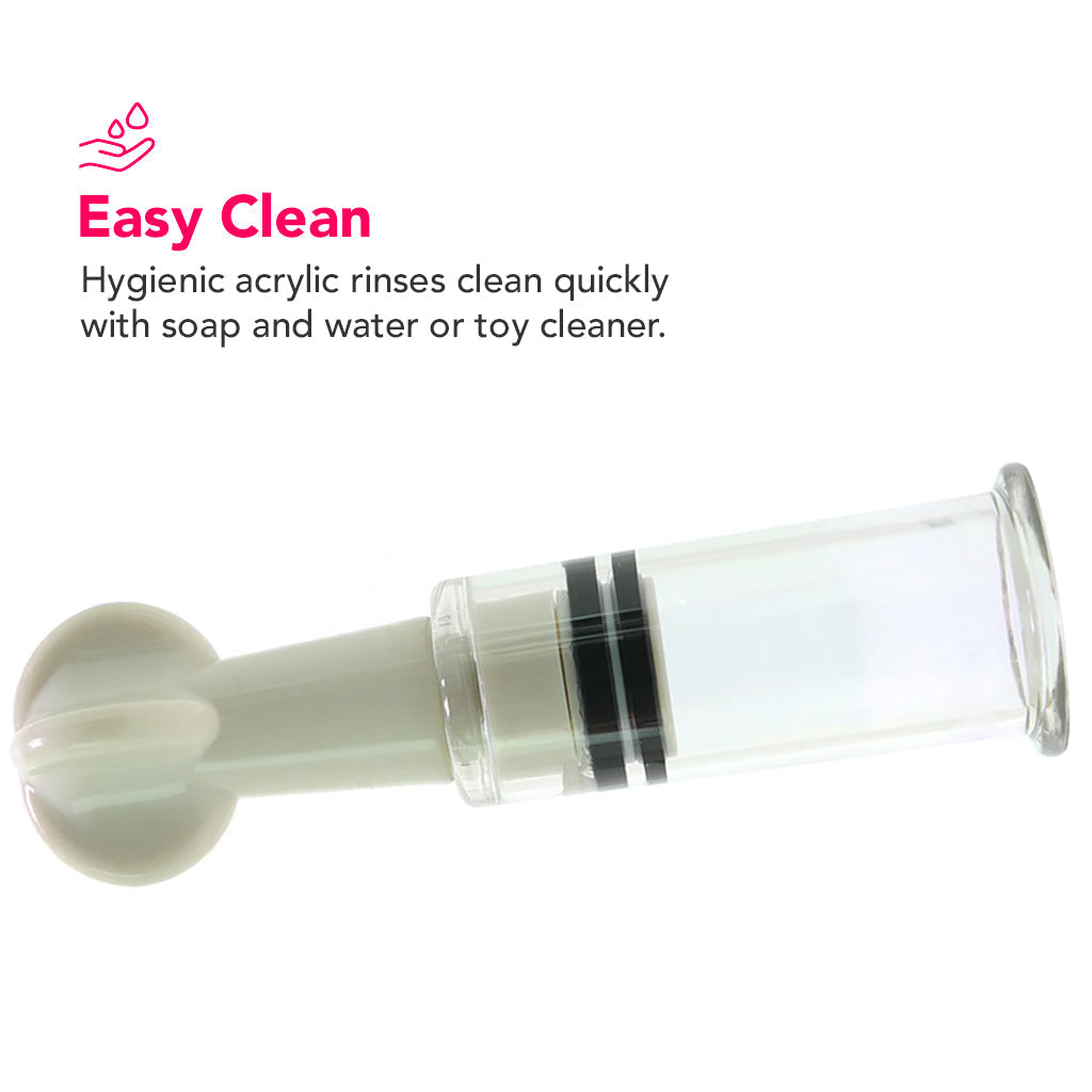 Pumped Clear Acrylic Nipple Suction Set | Intense Visual & Tactile Nipple Play