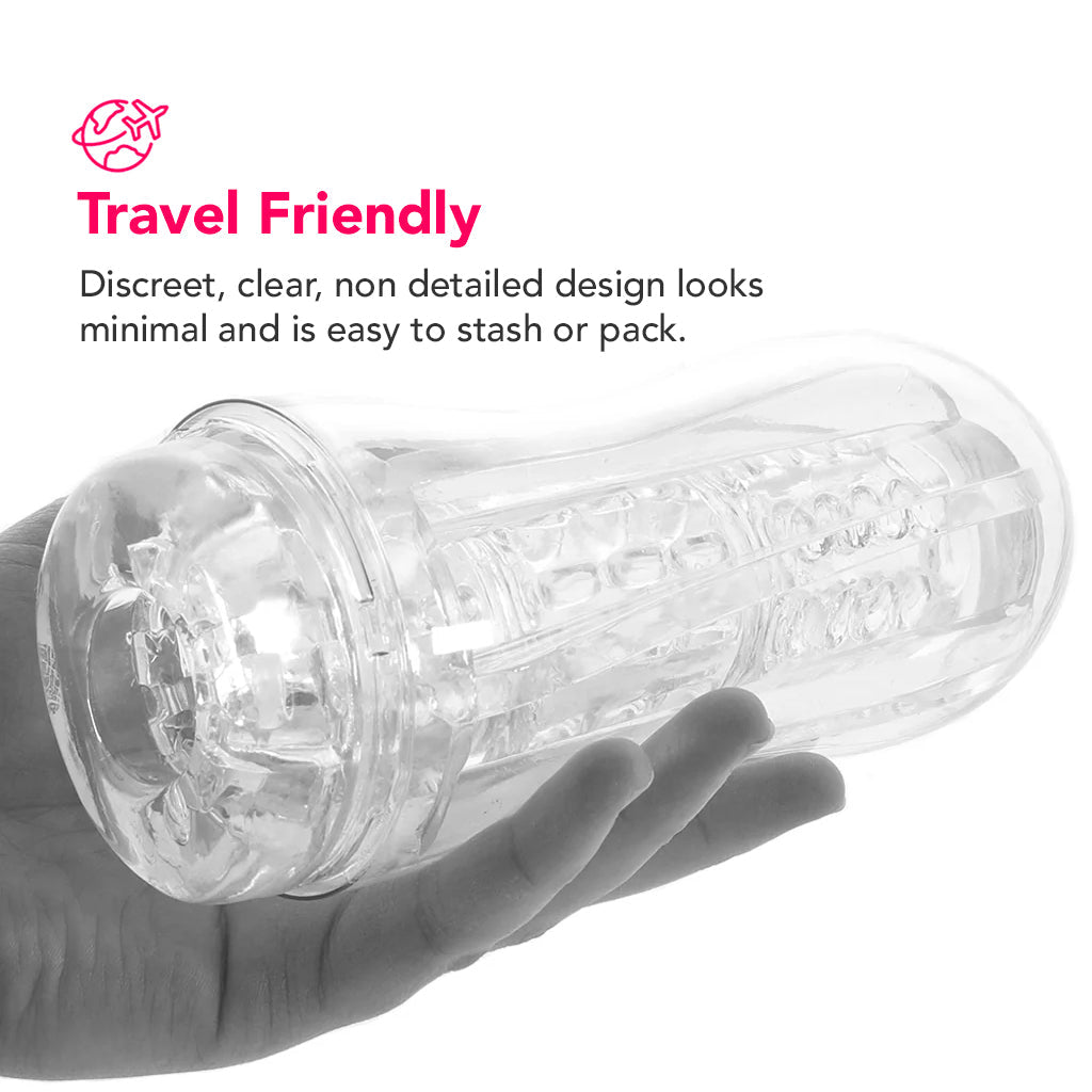 Pipedream Extreme Toyz PDX Elite ViewTube See-Thru Stroker - Male Masturbators - HoneyHugs Canada (View 4)