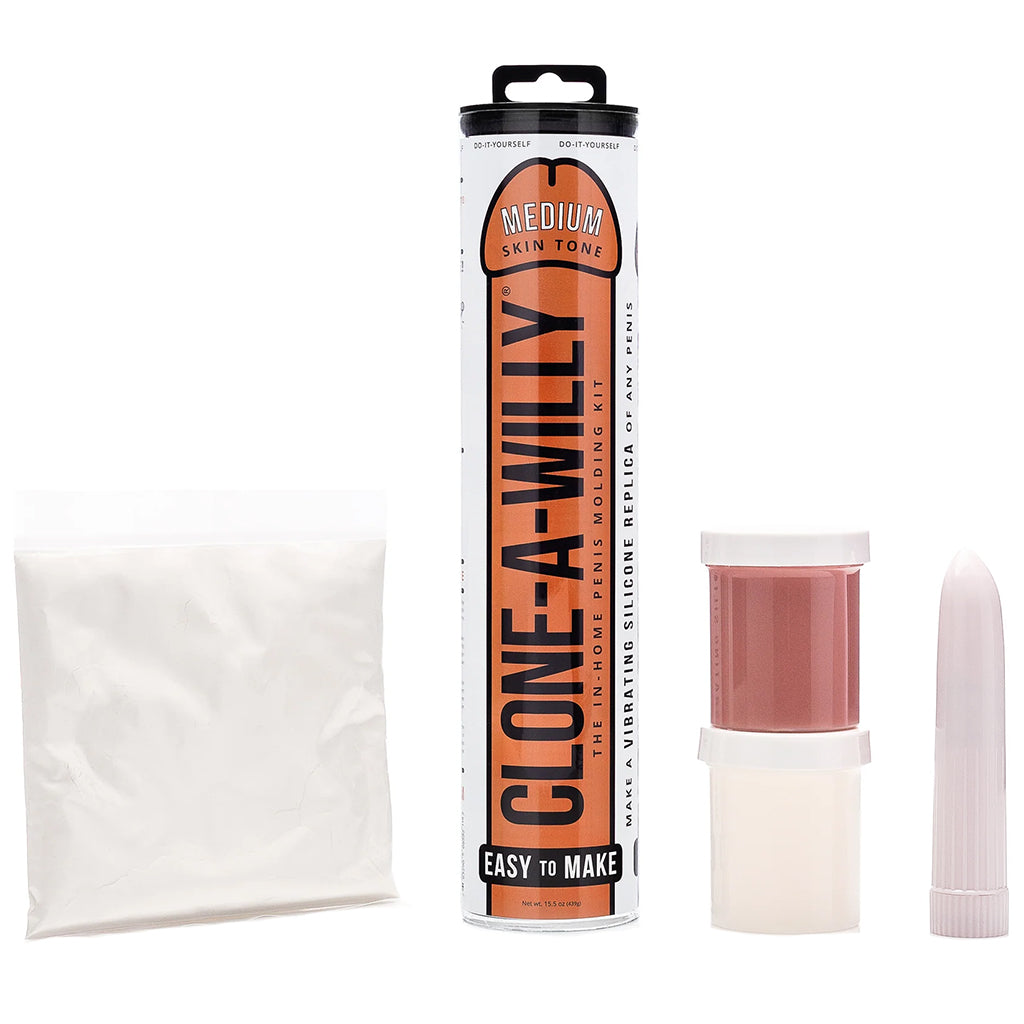 Clone-A-Willy Vibrator Kit in Medium Skin Tone