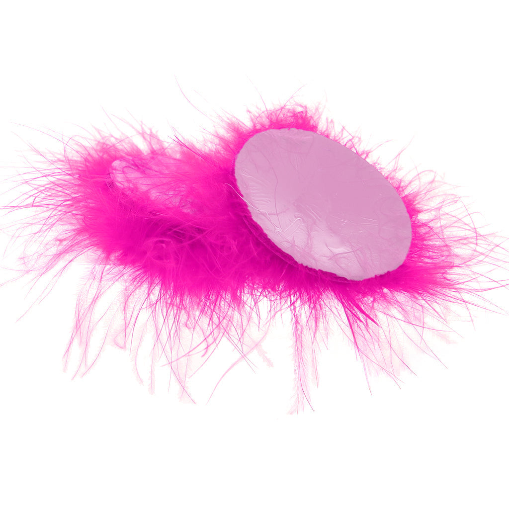 Nipple Couture Pink Marabou Pasties | Luxurious Reusable Feather Covers