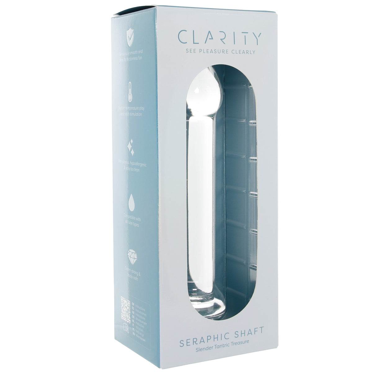 Clarity Seraphic Shaft Glass Dildo