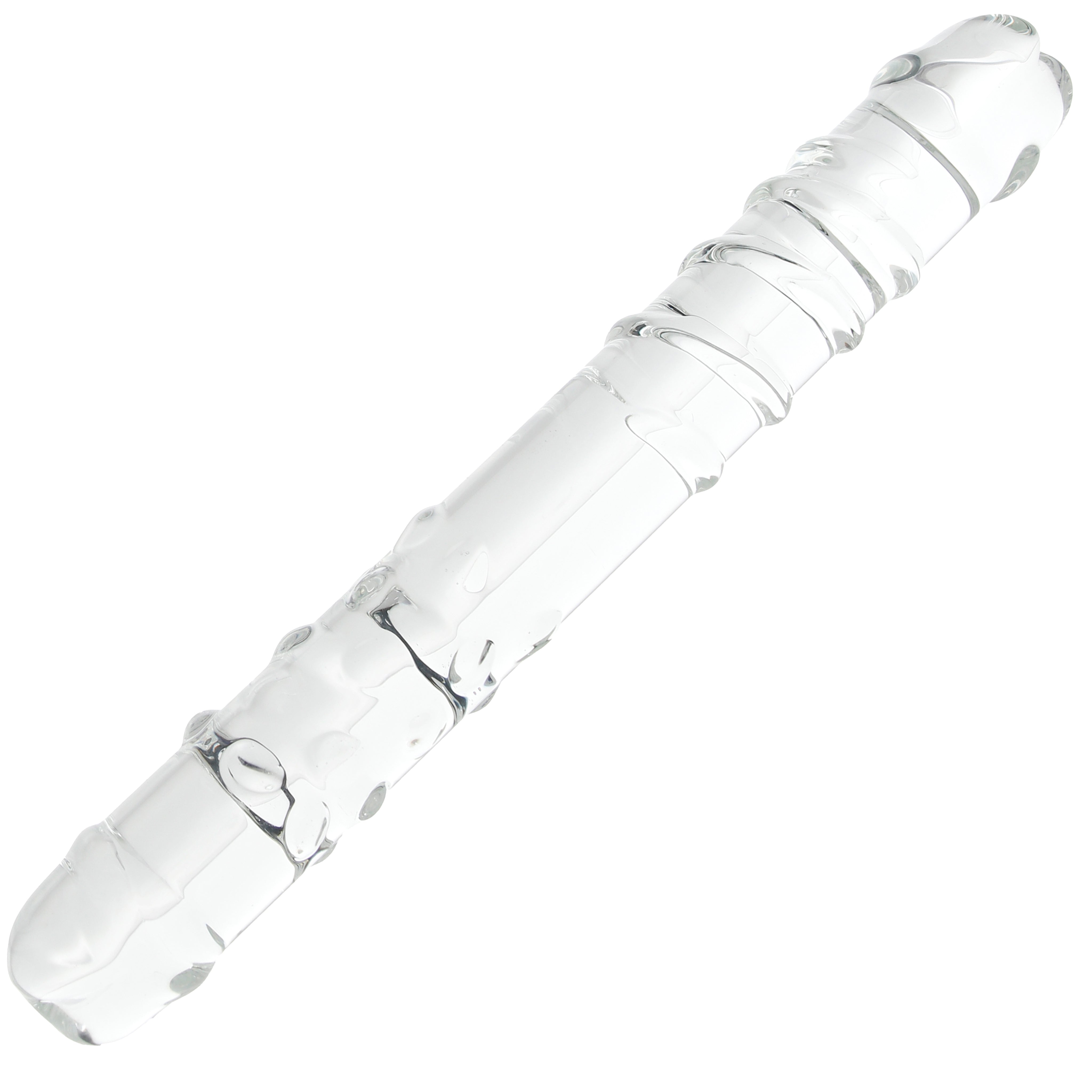 Clarity Elysian Sensation Double-Ended Glass Dildo