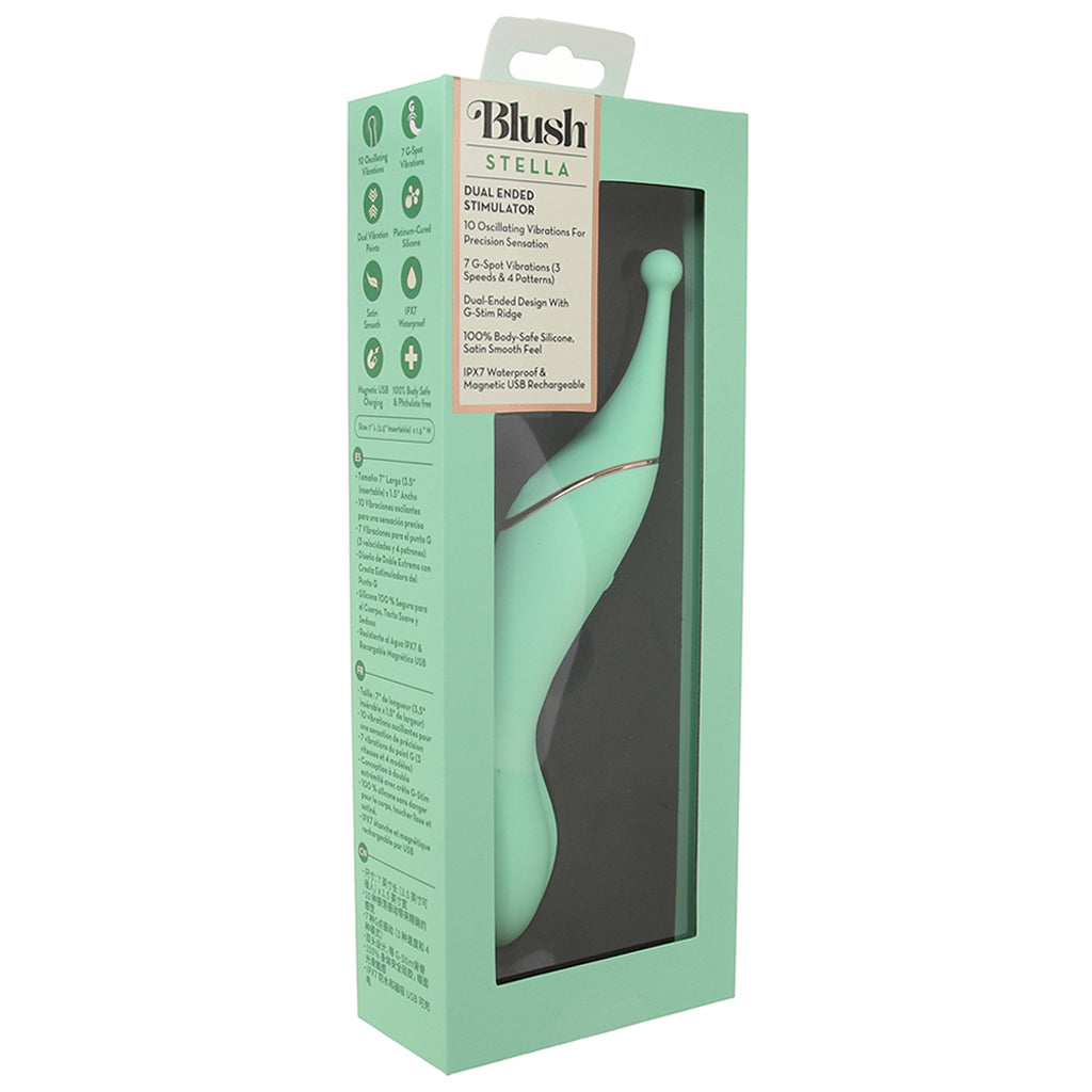 Blush Stella Dual Ended Stimulator Vibe in Green - Vibrators - HoneyHugs Canada (View 6)