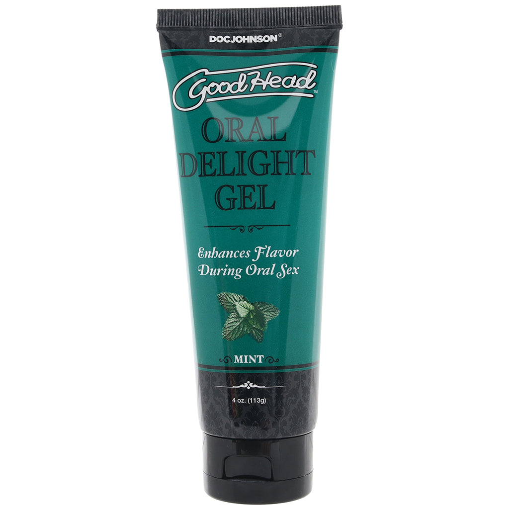 GoodHead Oral Delight Gel: Mystical Mint Flavored Oral Lubricant 4oz/113g