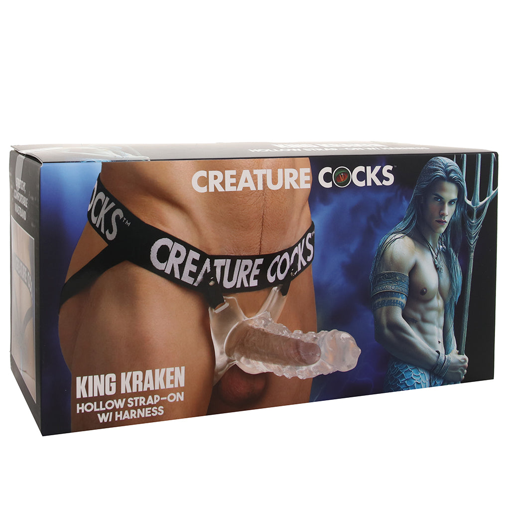 Creature Cocks King Kraken Hollow Strap-On with Harness