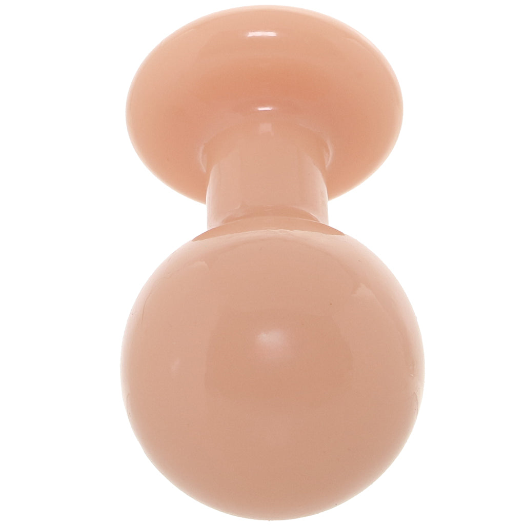 The Classic Medium Round Butt Plug in Cream