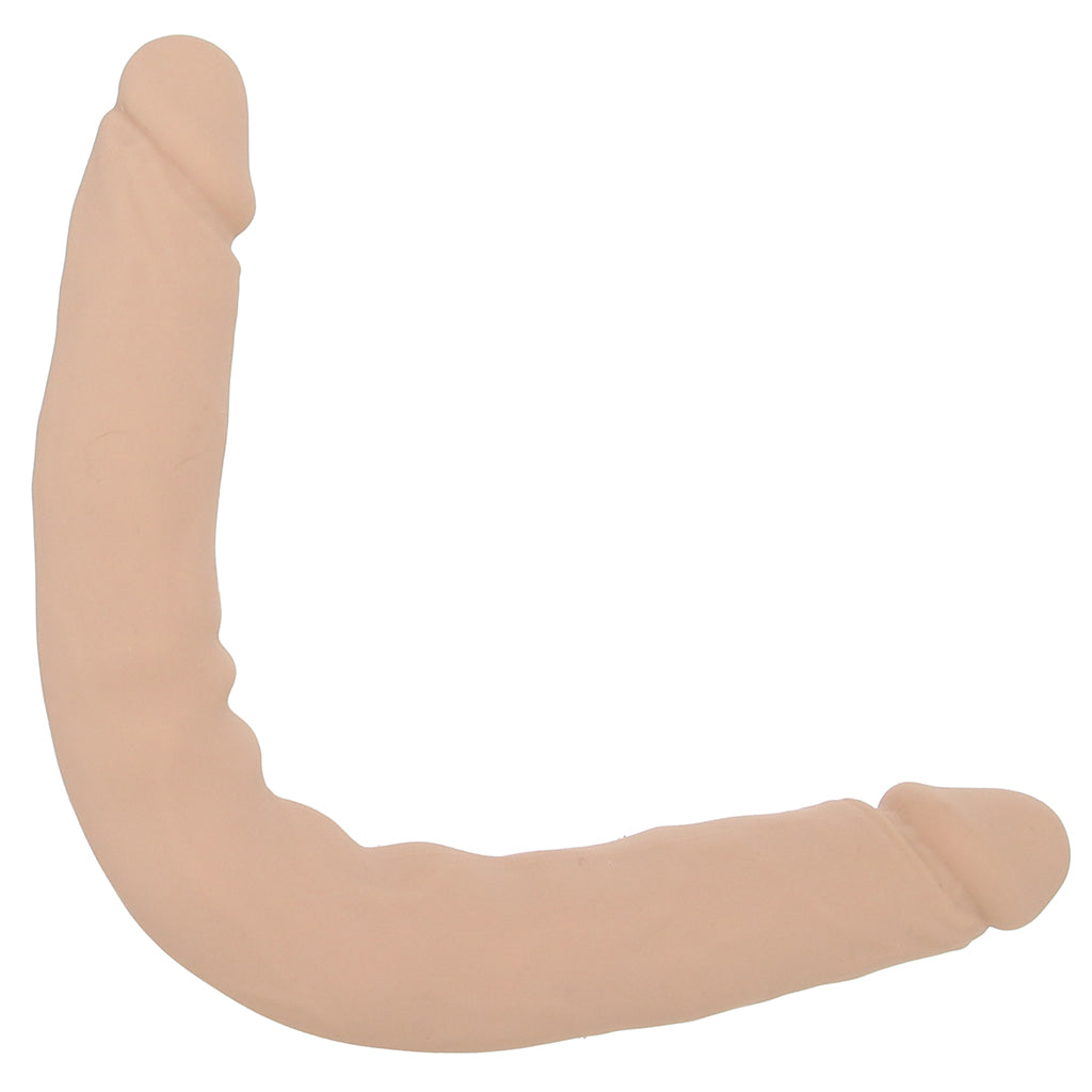 Silicone Studs Bend & Hold 12 Inch Dildo in Light