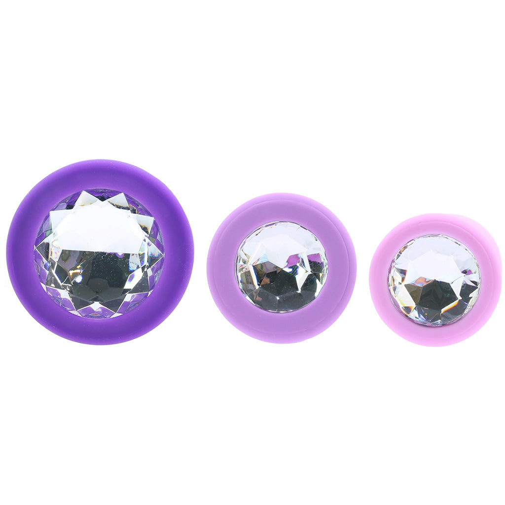 Fantasy For Her Little Gems Anal Trainer Set | Luxury Silicone Butt Plugs for Progressive Pleasure