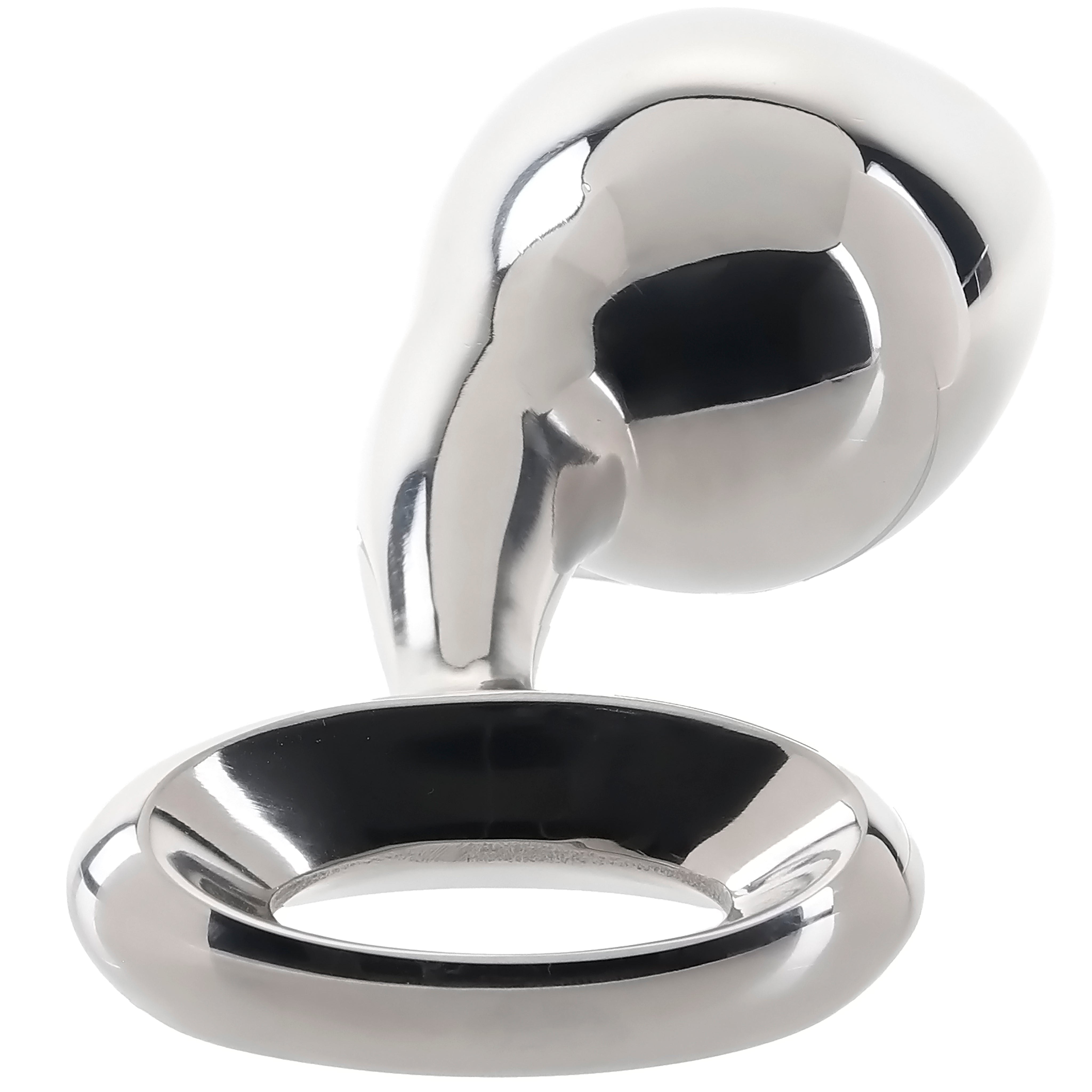 Stainless Steel Anal Plug in Large