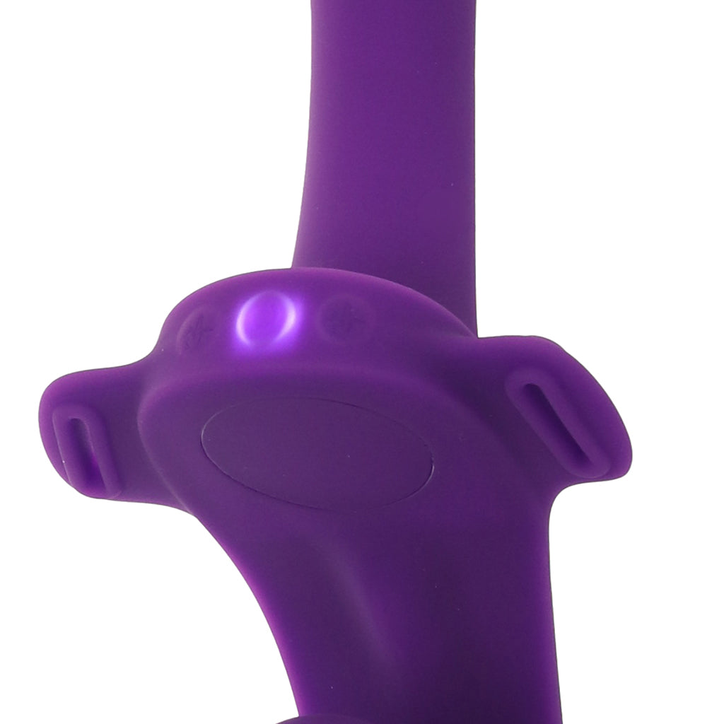 Together Lock-In Vibrating Strap-On Set