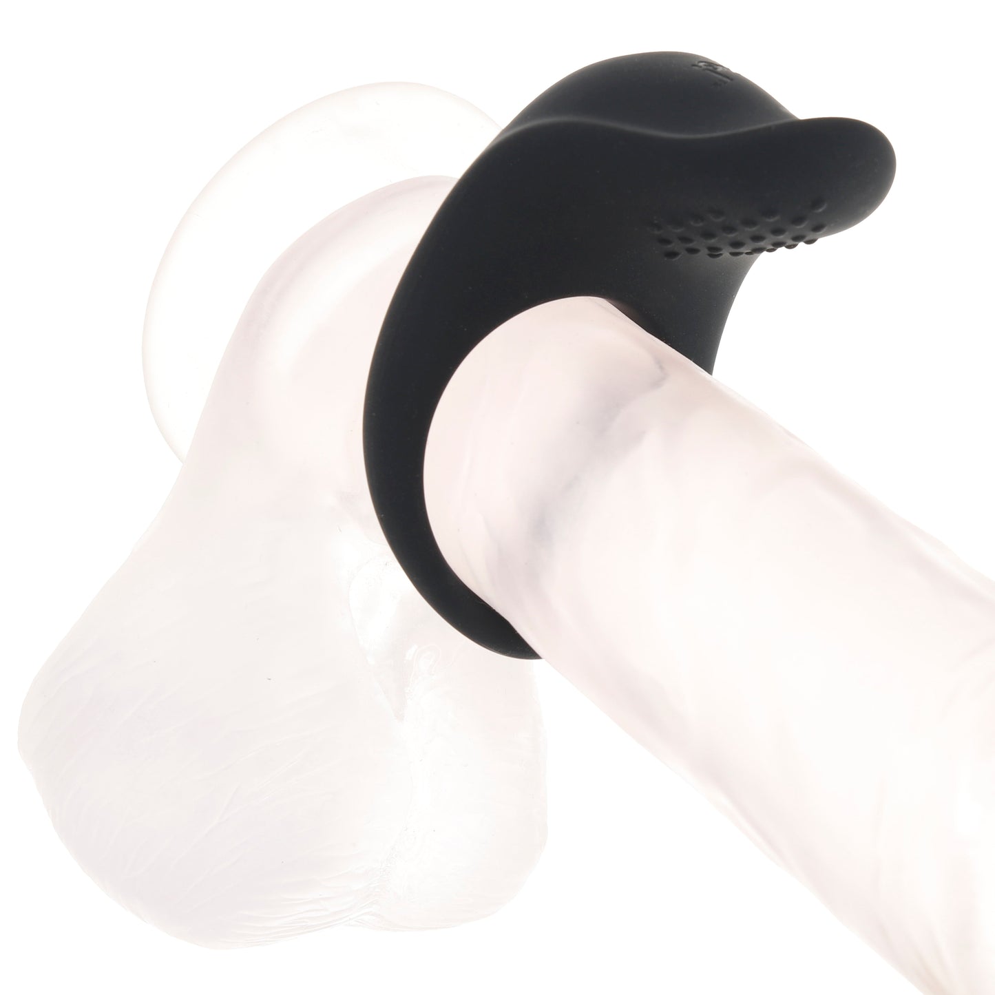 Bang! Vibrating Silicone Cock Ring in Black