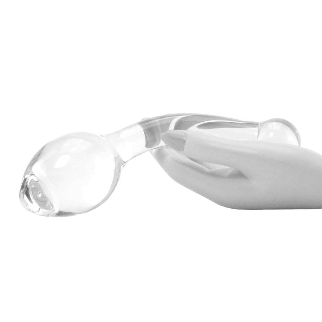 gläs Pure Indulgence Anal Slider Glass Dildo
