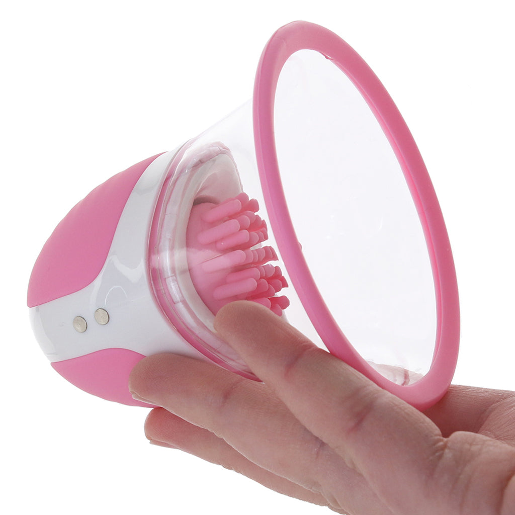 Discover Divine Sensation: Size Matters Rotating Nipple Suckers - Pink Edition