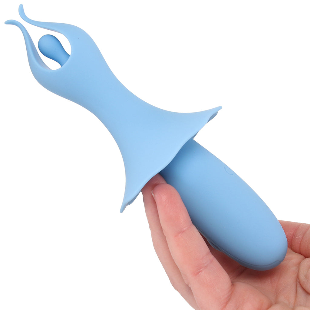 Sienna Fluttering Silicone Vibe in Blue