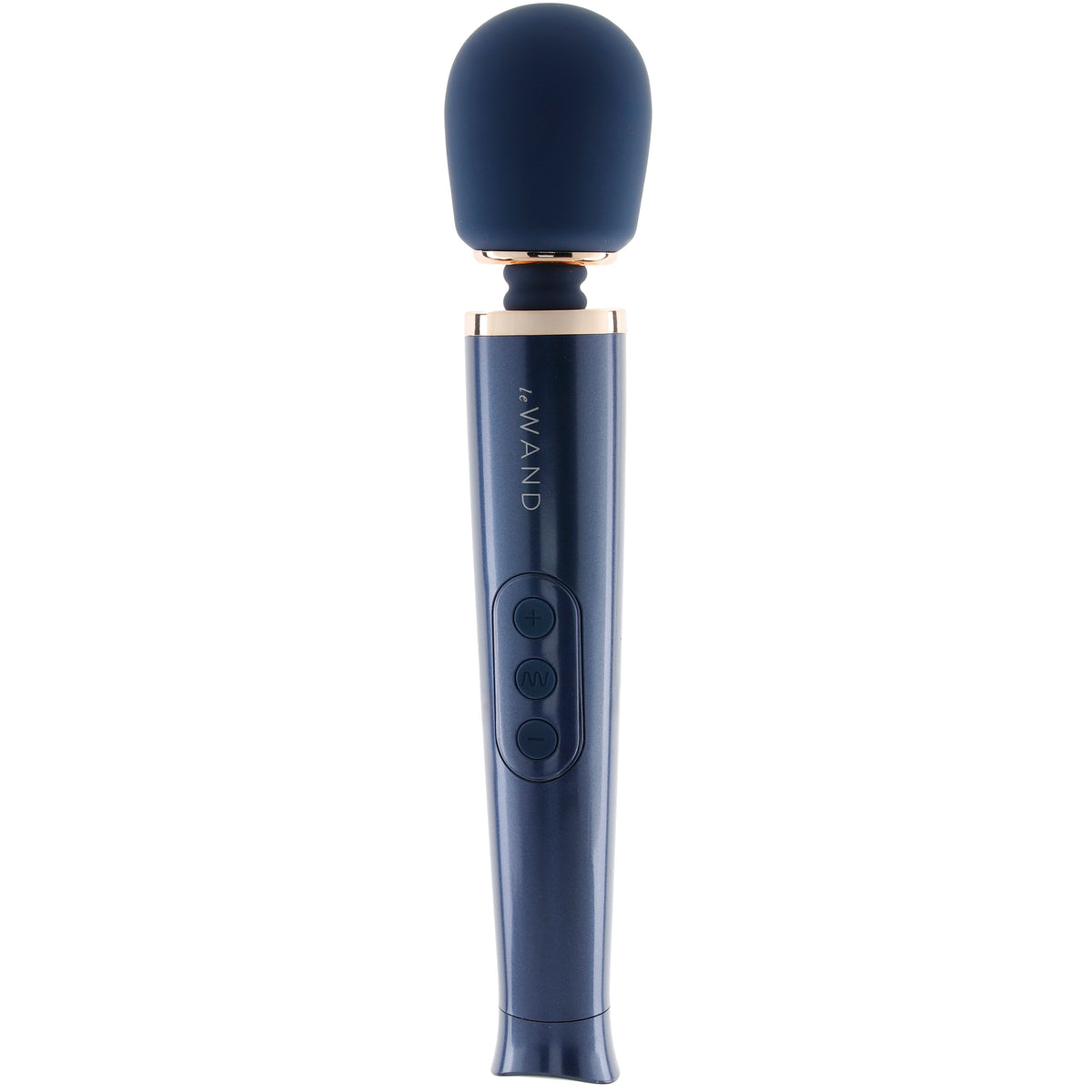 Le Wand Petite Vibrating Wand Massager in Navy