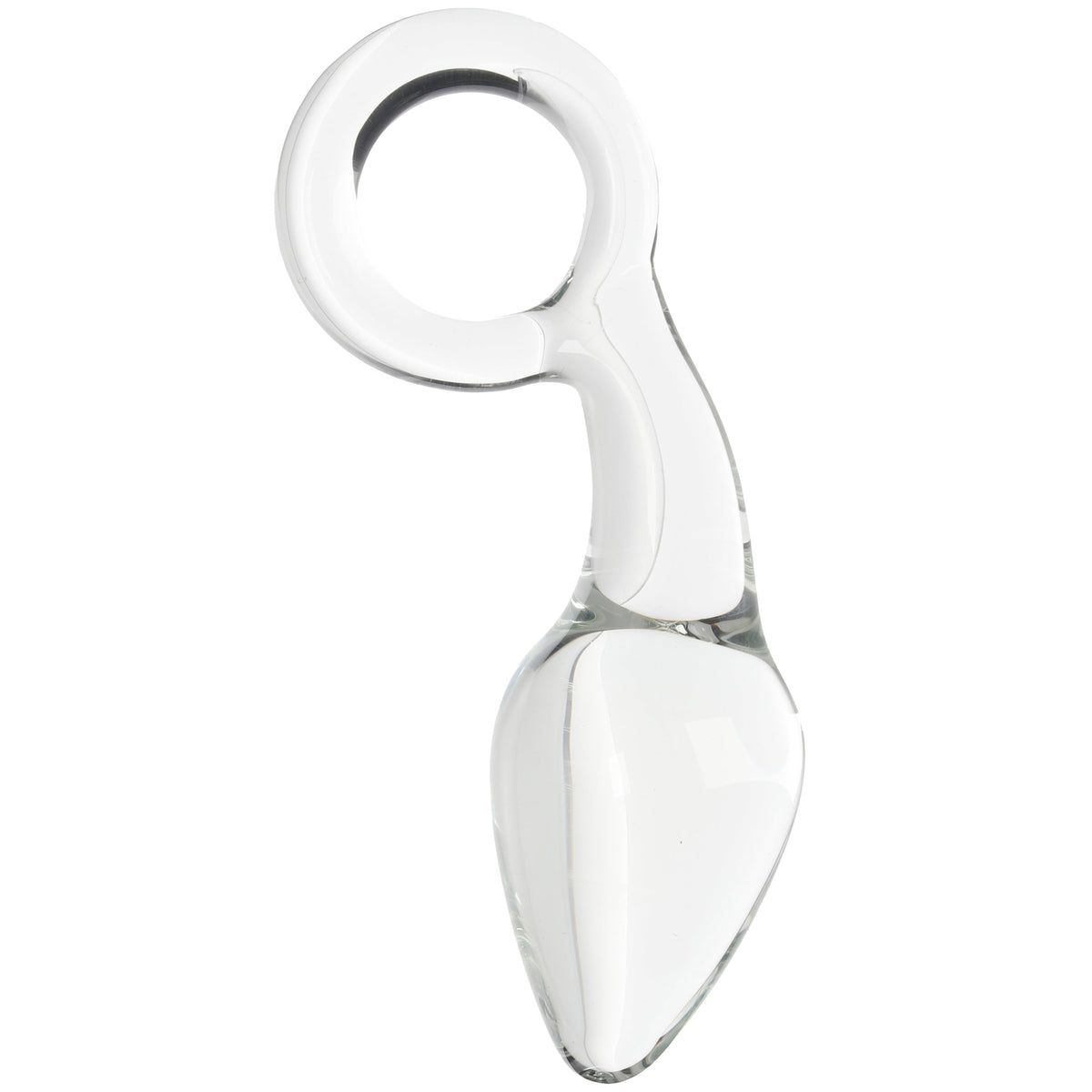 Clarity Utopian Delight Curved Glass Butt Plug