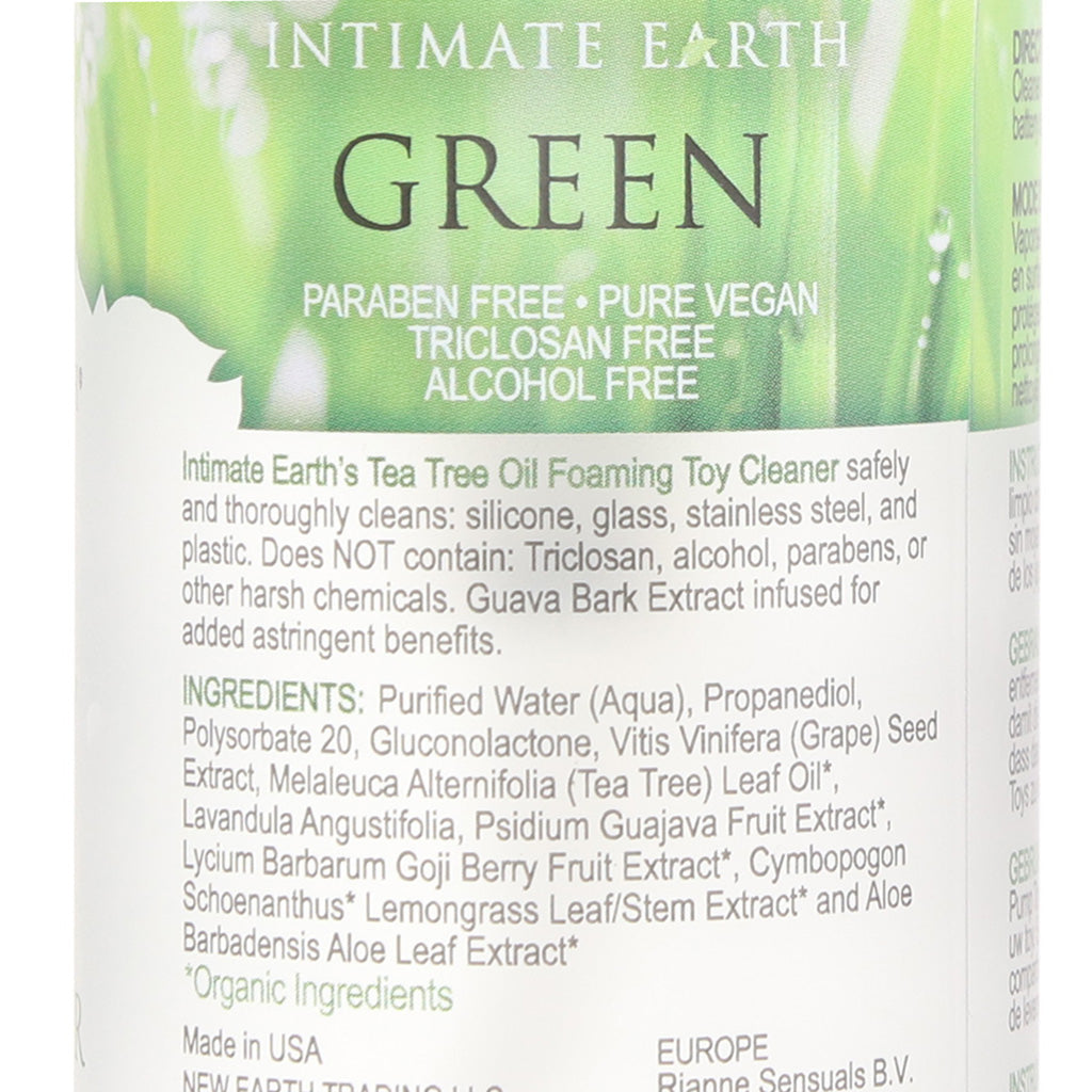 Green Foaming Toy Cleaner in 3.4oz/100ml