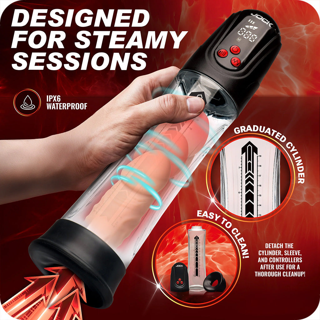Jock Power Up Digital Automatic Penis Pump
