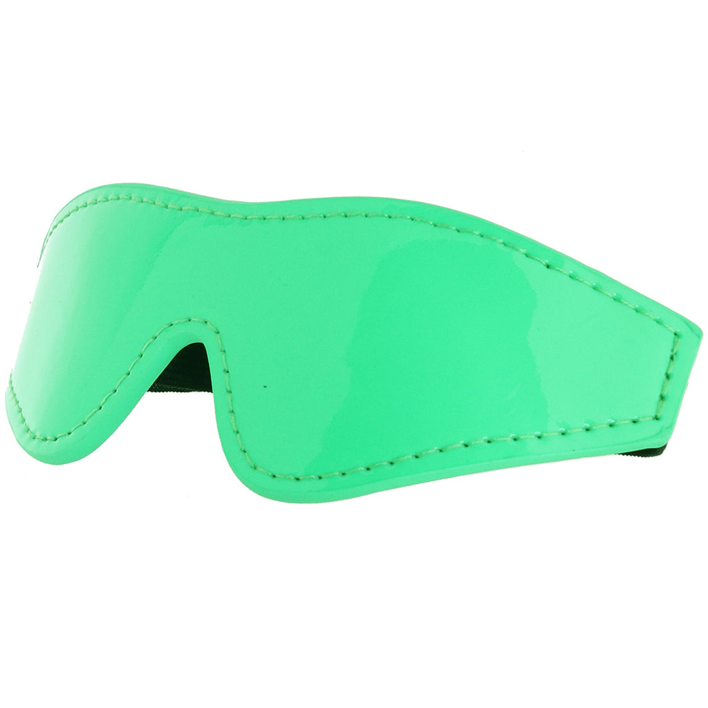 Electra Play Things Blindfold in Neon Green