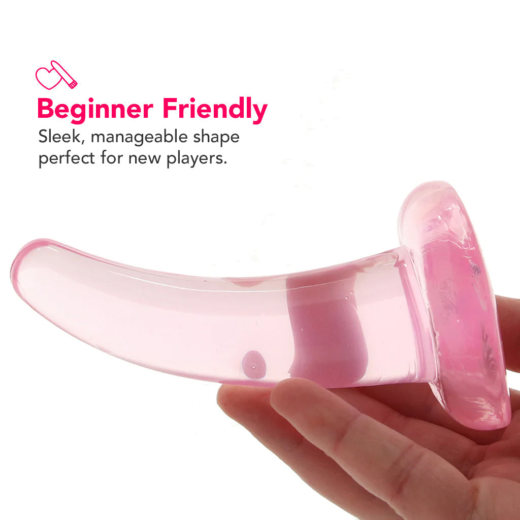 RealRock 5 Inch Slim Dildo in Pink