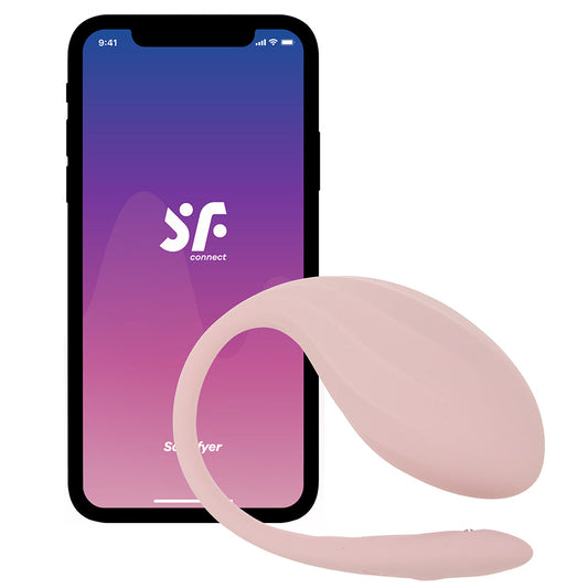 Satisfyer Satisfyer Ribbed Petal Wearable Vibe in Rose - Vibrators - HoneyHugs Canada