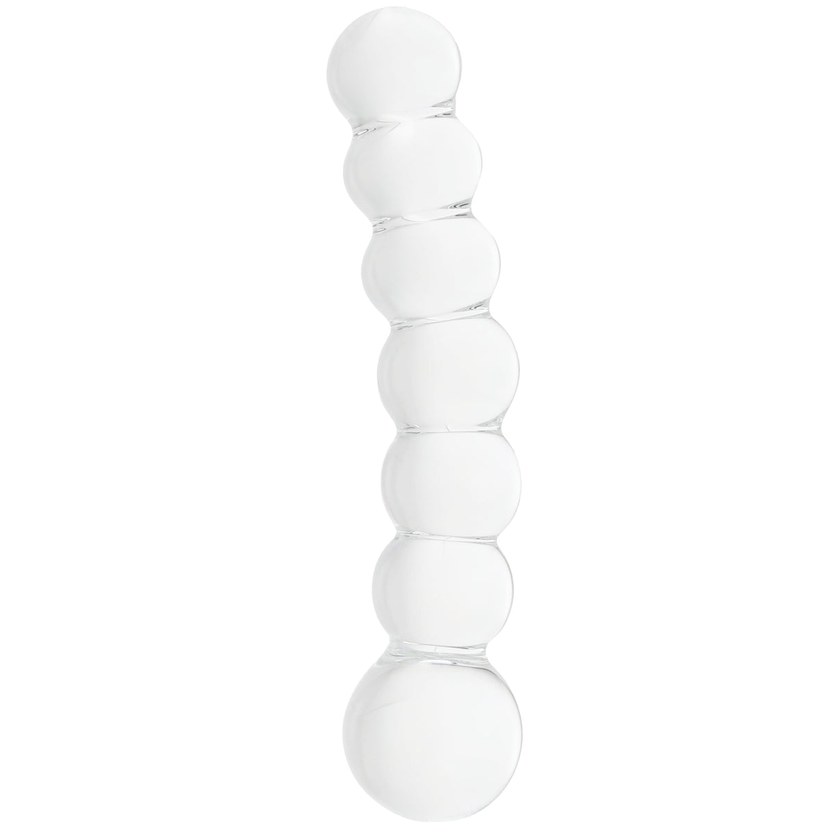 Clarity Celestial Orb Beaded Glass Dildo