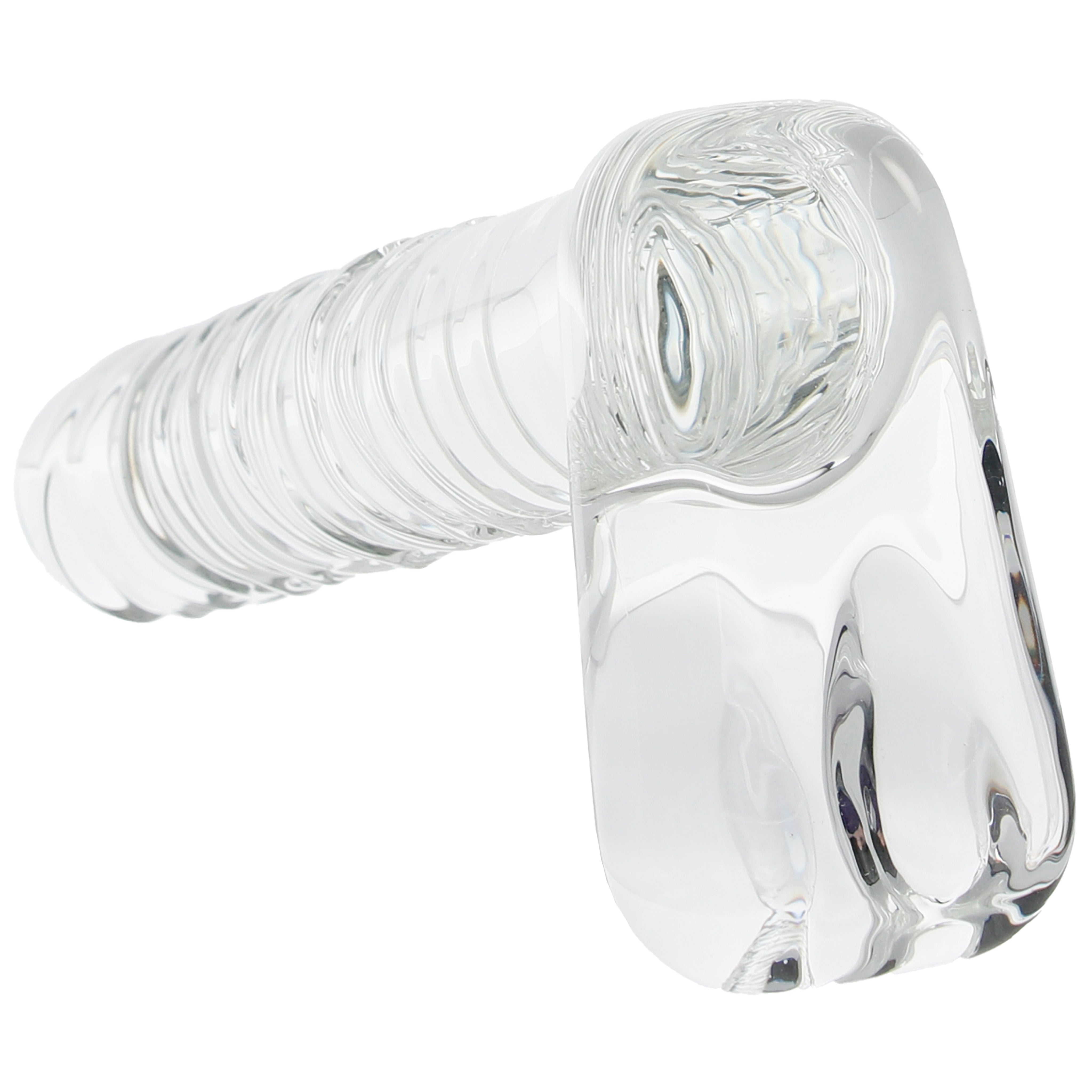 Clarity Seraphic Serenade Ballsy Glass Dildo
