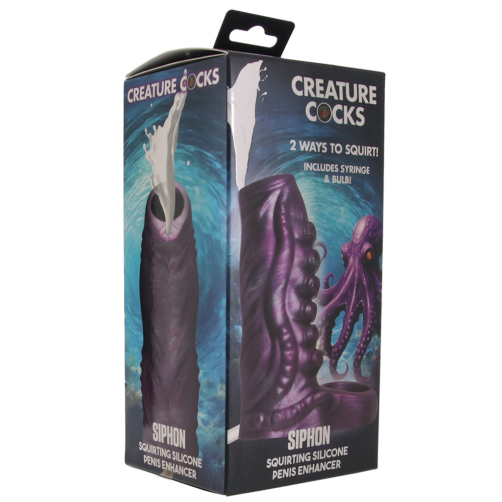 Creature Cocks Tentacle Squirting Enhancer in Purple