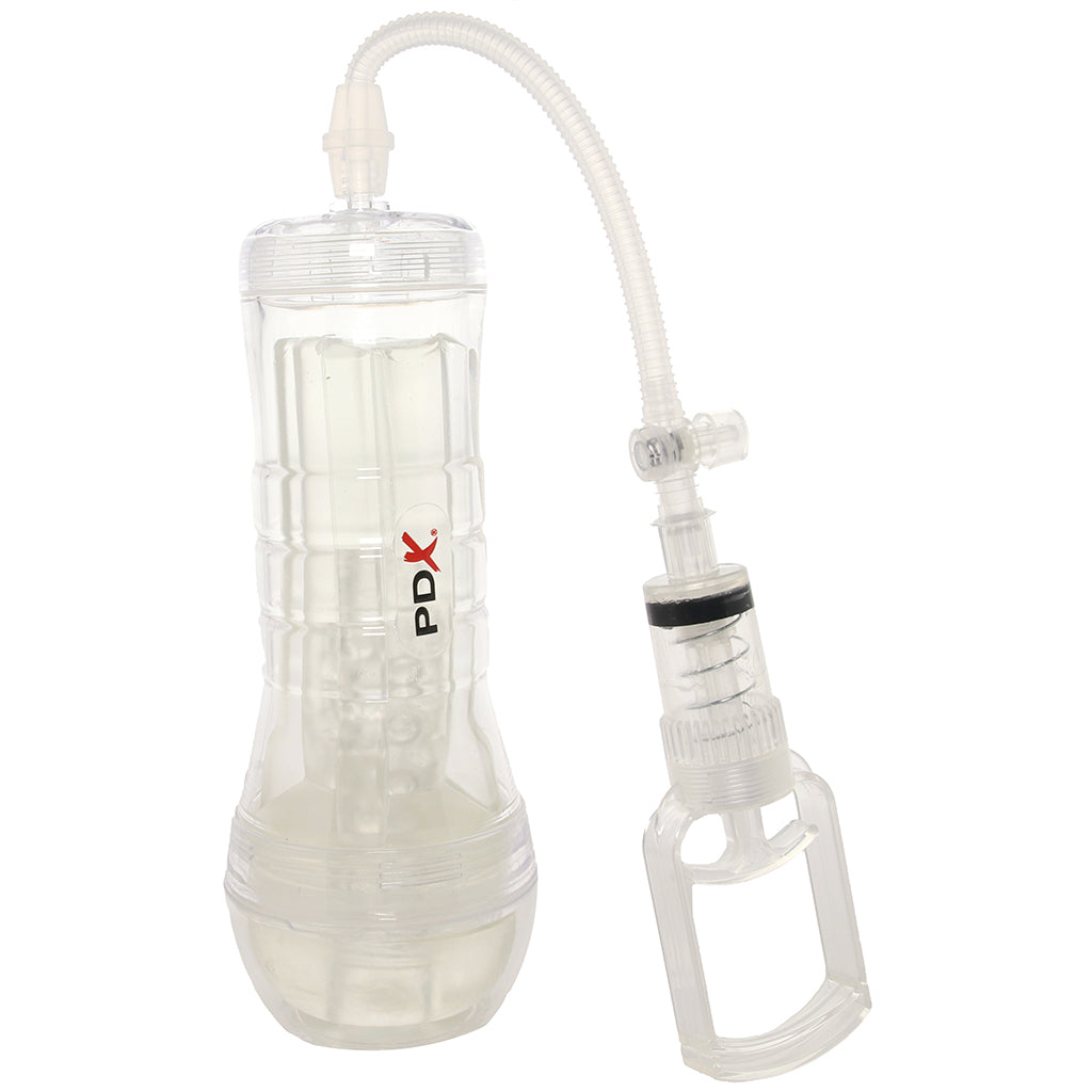 PDX Elite ViewTube Vac XXL Stroker with Hand Pump