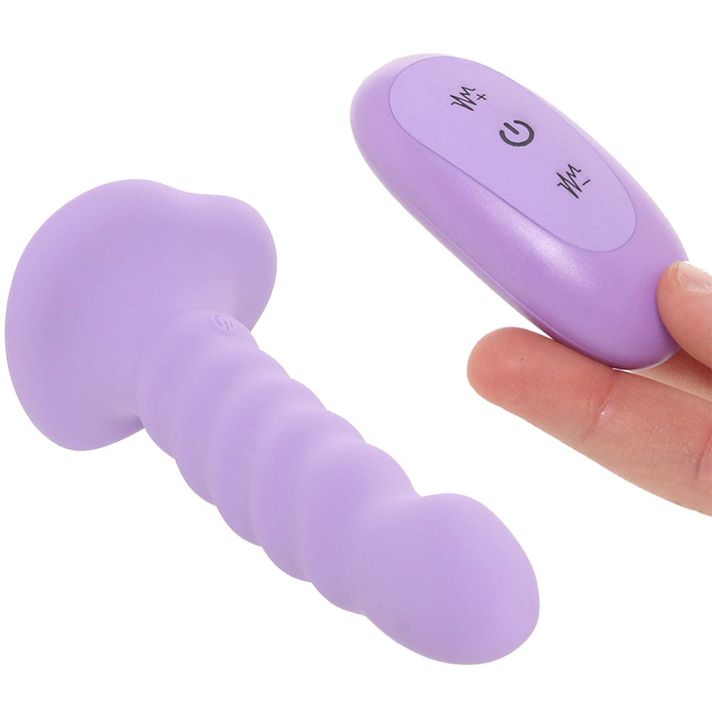 colours Colours 5 Inch Ribbed Remote Vibe in Purple - Vibrators - HoneyHugs Canada (View 2)