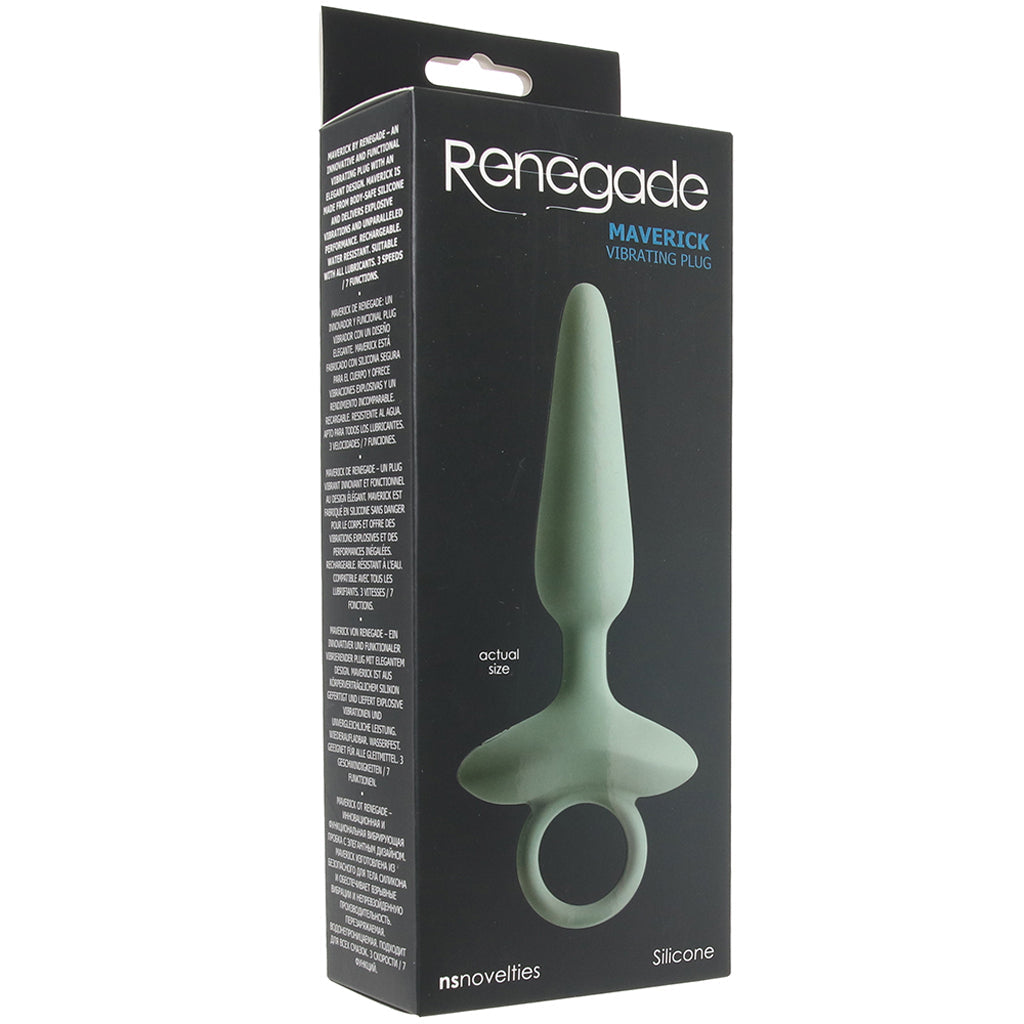 Renegade Series Renegade Maverick Vibrating Butt Plug in Sage - Vibrators - HoneyHugs Canada (View 6)
