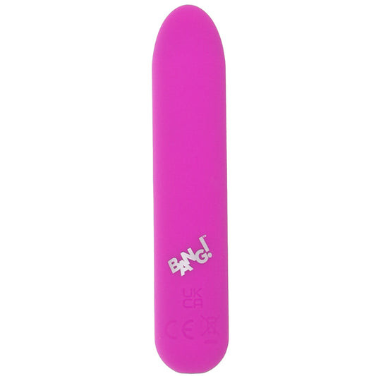 Bang! Bang! Flexible Tapered Silicone Bullet Vibe in Purple - Vibrators - HoneyHugs Canada