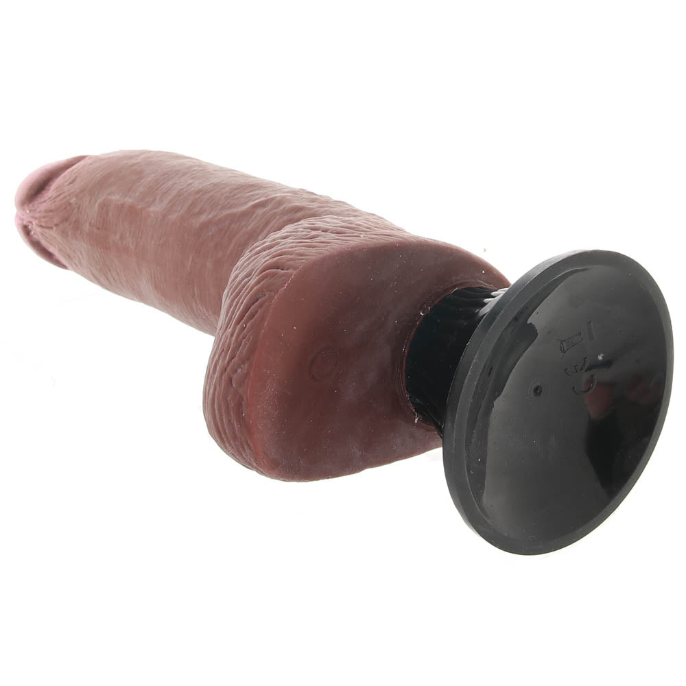 Real Feel Real Feel Deluxe 8 Inch Vibrating Wall Banger Dildo in Tan - Vibrators - HoneyHugs Canada (View 5)