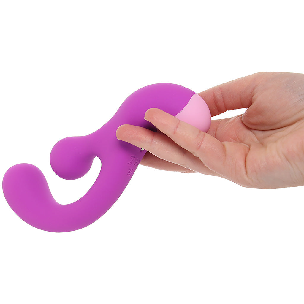 Bang! Bang! Gyro Silicone Rabbit Vibe in Purple - Vibrators - HoneyHugs Canada (View 4)