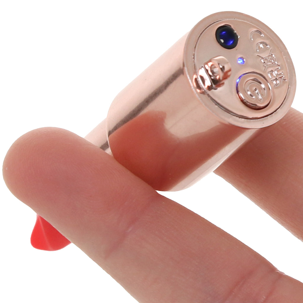 Loveline Loveline Diamond Lipstick Vibe with Attachments - Vibrators - HoneyHugs Canada (View 5)