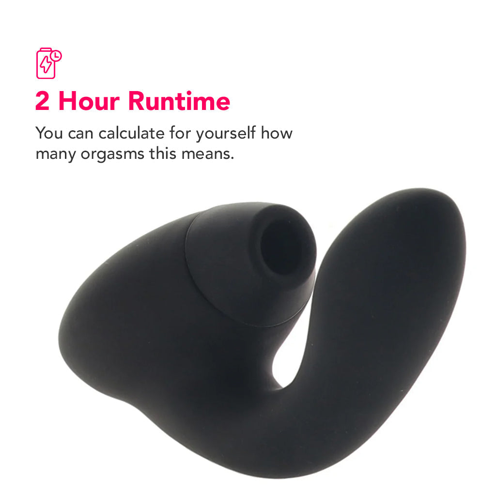 Womanizer Duo 2 Clitoral & G-Spot Stimulator in Black