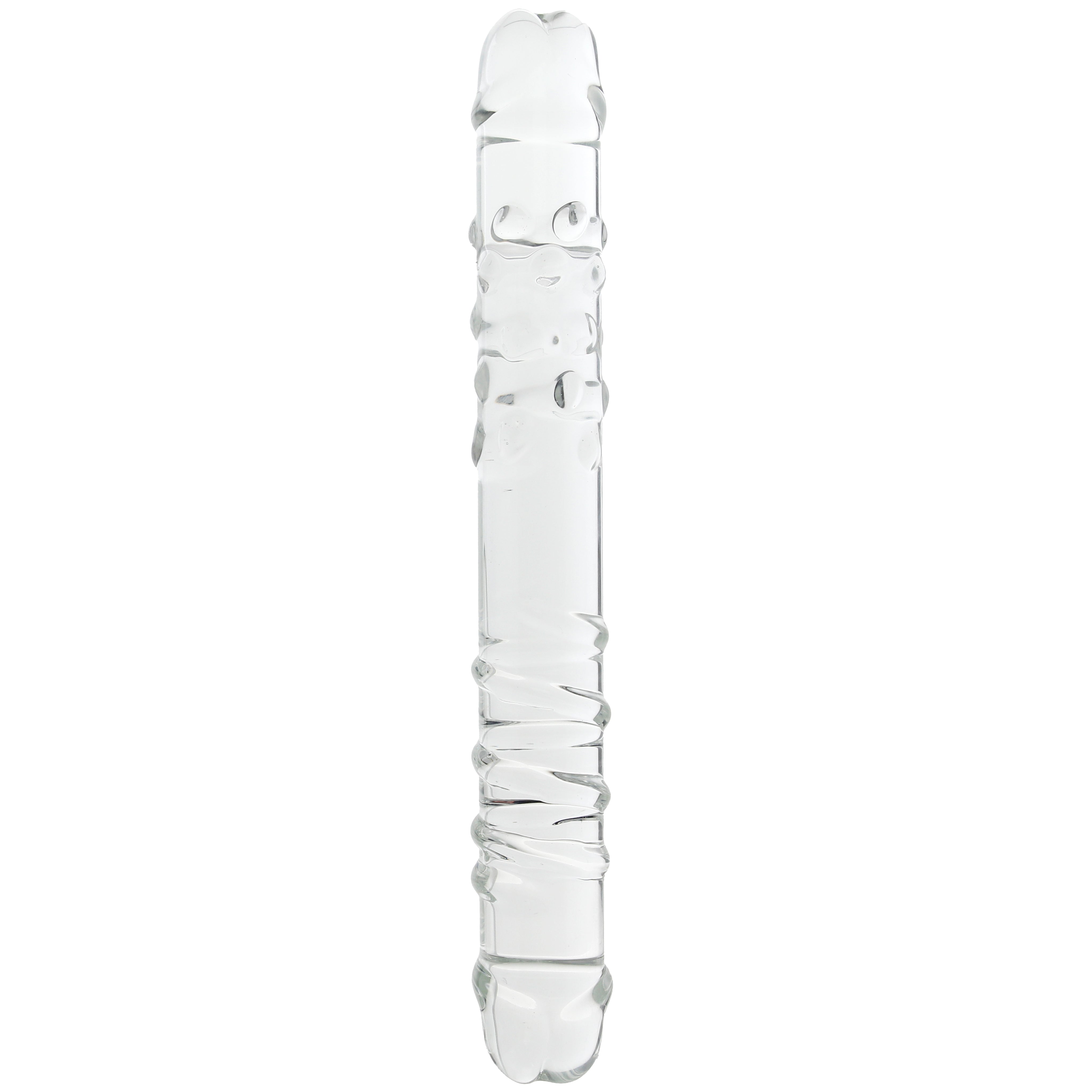Clarity Elysian Sensation Double-Ended Glass Dildo