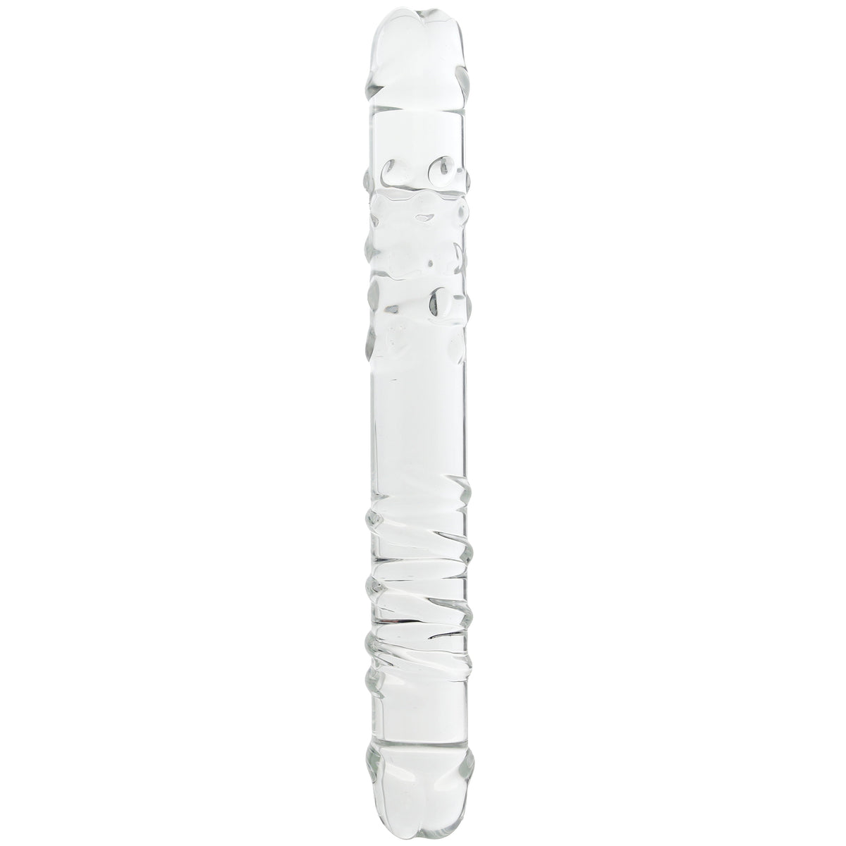 Clarity Elysian Sensation Double-Ended Glass Dildo