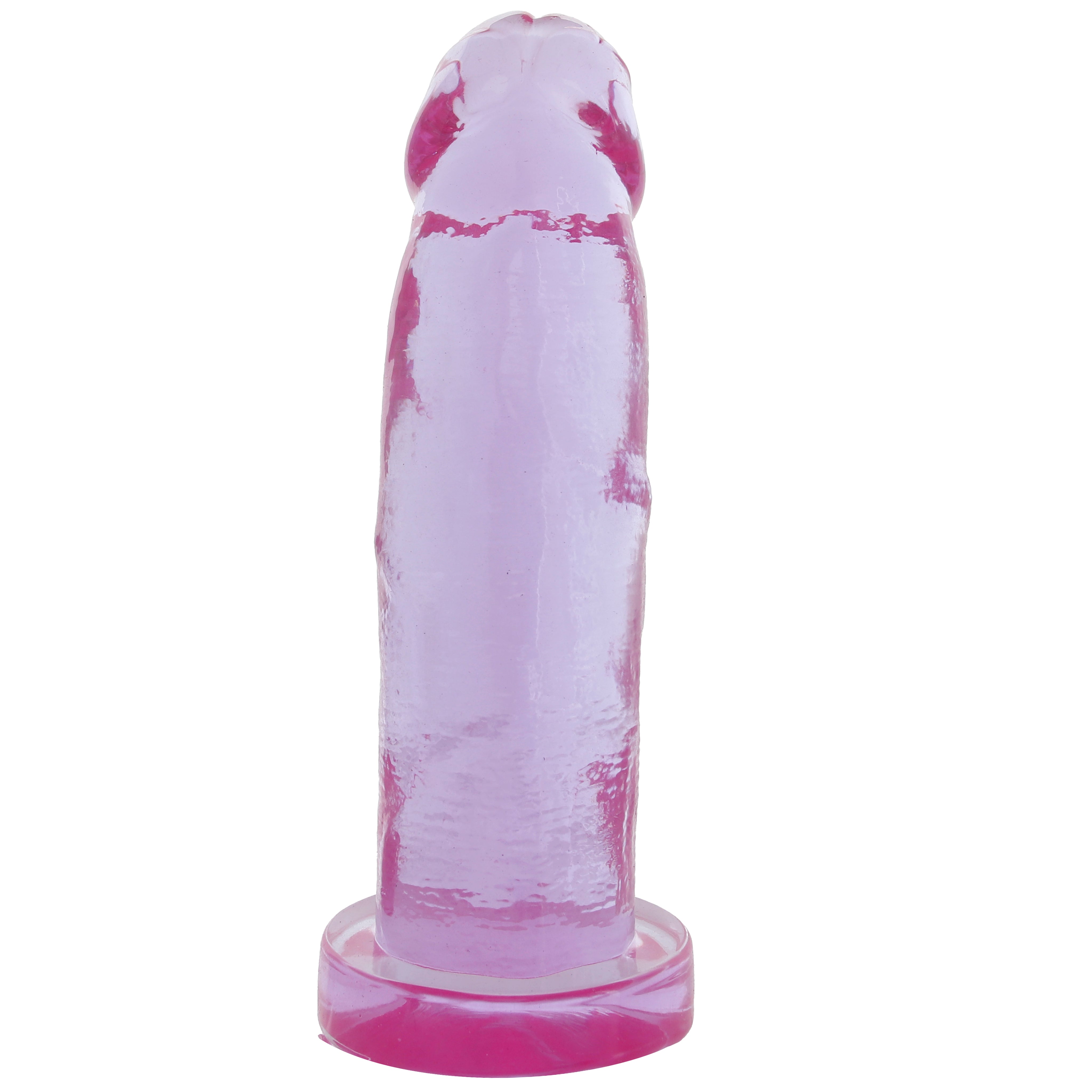 Crystal Jellies 7 Inch Realistic Dildo in Purple