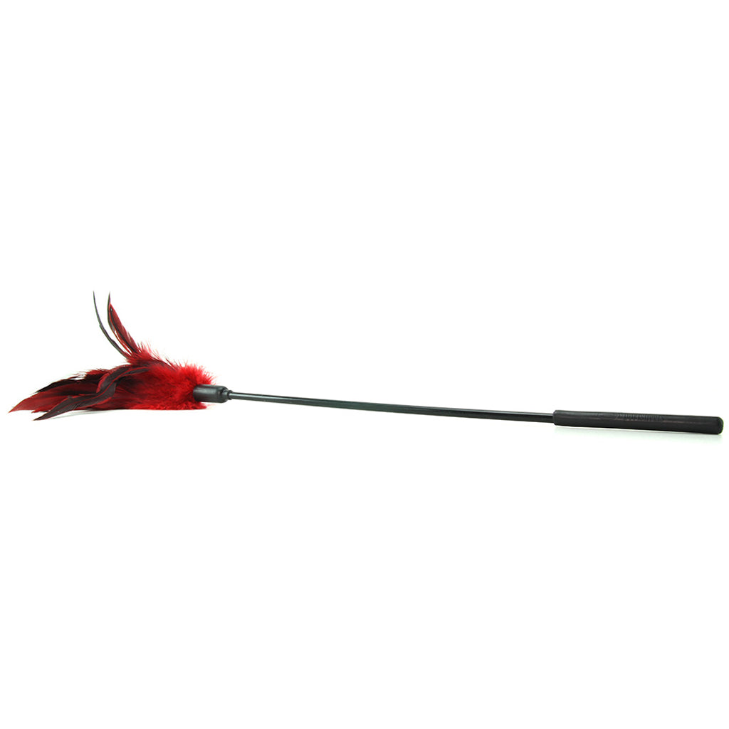 Sportsheets Starburst Red Feather Tickler: Exquisite Dual-Sensation Play
